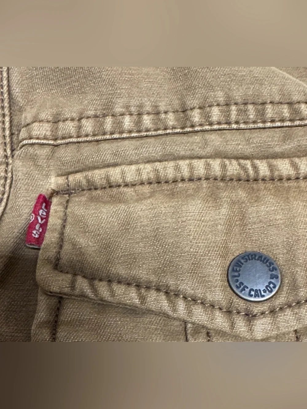 Levi’s Canvas Military Field Jacket XL | Quilted Insulated Workwear Utility Coat